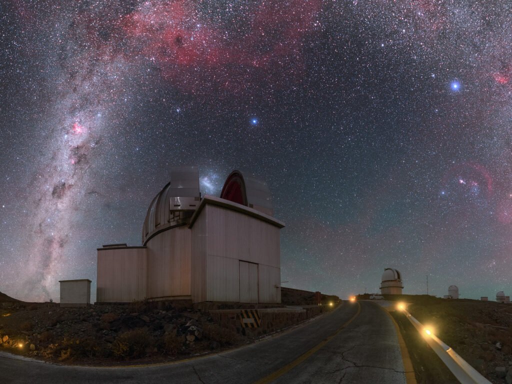Observatório sob a Via Láctea
