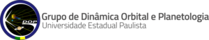 Logotipo GDOP — Grupo de Dinâmica Orbital e Planetologia, UNESP Guaratinguetá